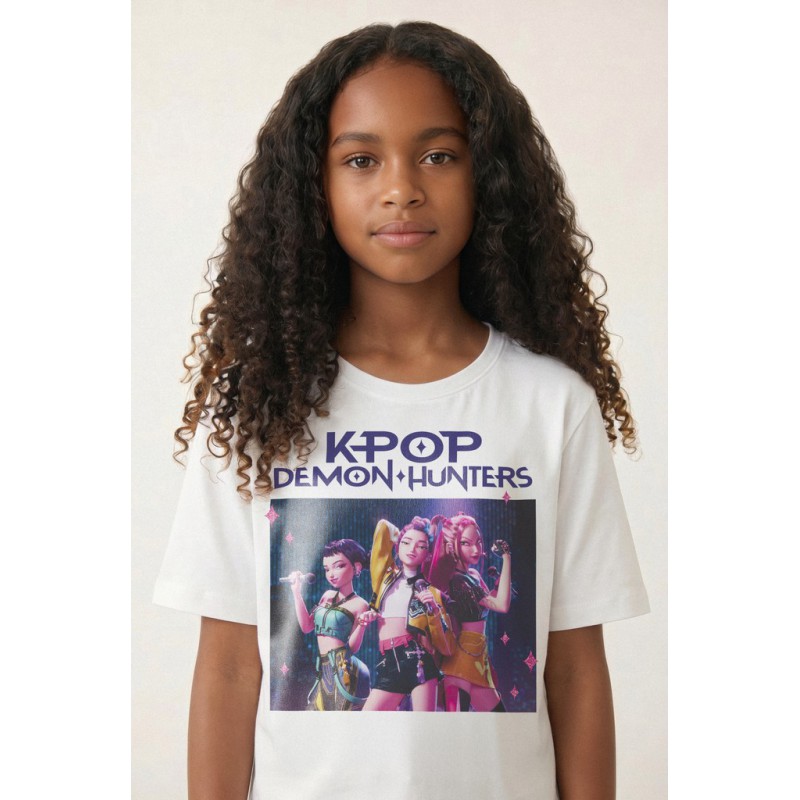 NAME IT KIDS Mara kpop kortærmet t-shirt - Bright White