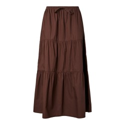 PIECES Pamimilla ankle nederdel - Chicory Coffee