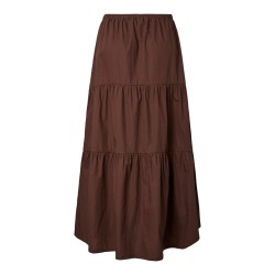 PIECES Pamimilla ankle nederdel - Chicory Coffee