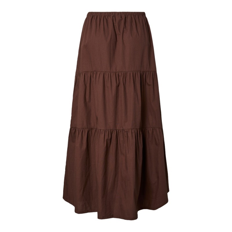 PIECES Pamimilla ankle nederdel - Chicory Coffee