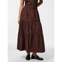 PIECES Pamimilla ankle nederdel - Chicory Coffee