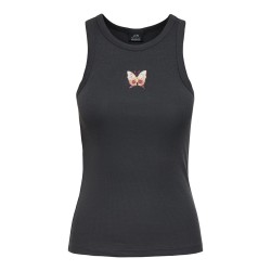 JDY Tulle broderi tanktop - Phantom
