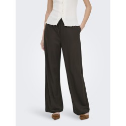 JDY Leslie loose bukser - Chocolate Brown