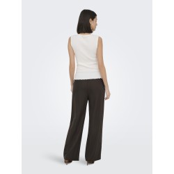 JDY Leslie loose bukser - Chocolate Brown