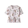NAME IT Mini Mara Pippi kortærmet regular top - Cradle Pink