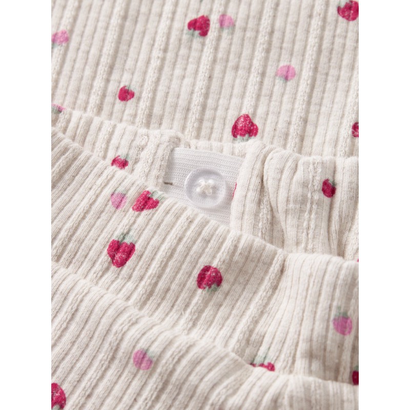 NAME IT Mini Jelly brede bukser - Peyote Melange
