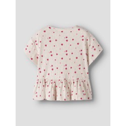 NAME IT Mini Jelly kortærmet top - Peyote Melange