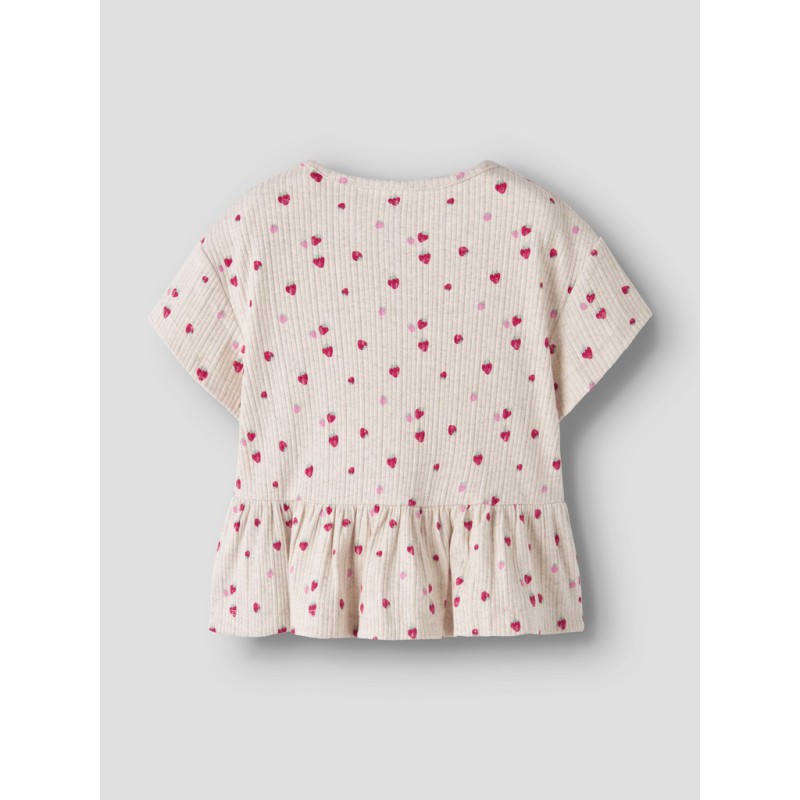 NAME IT Mini Jelly kortærmet top - Peyote Melange