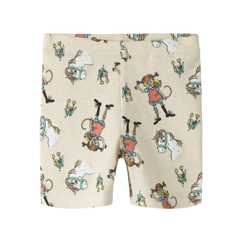 NAME IT Mini Mara Pippi shorts leggings - Peyote Melange