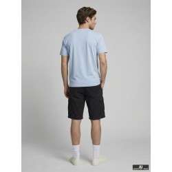 JJ REBEL Thomas kortærmet t-shirt - Cashmere Blue