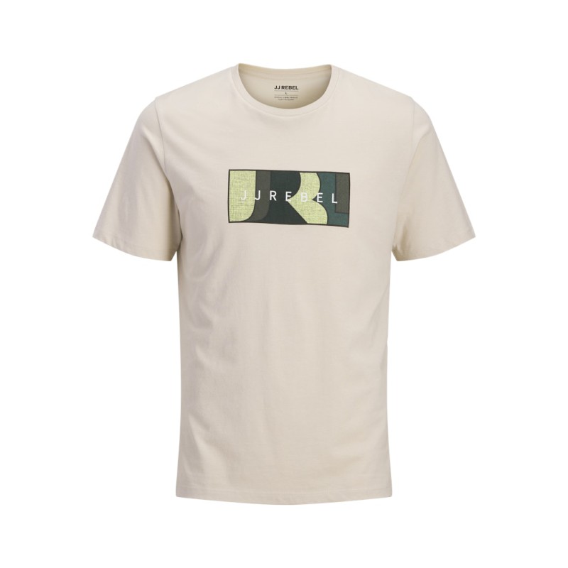 JJ REBEL Thomas kortærmet t-shirt - Moonbeam