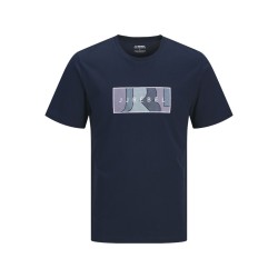 JJ REBEL Thomas kortærmet t-shirt - Navy Blazer