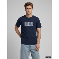 JJ REBEL Thomas kortærmet t-shirt - Navy Blazer