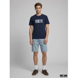 JJ REBEL Thomas kortærmet t-shirt - Navy Blazer
