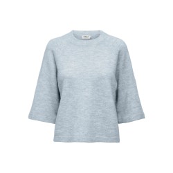 ONLY Simoni 3/4 Strik pullover - Cashmere Blue Melange