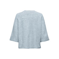ONLY Simoni 3/4 Strik pullover - Cashmere Blue Melange