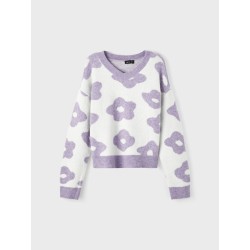 LMTD Taisy L/S Kort Strik - Sand Verbena
