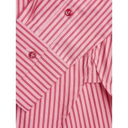JJXX Jamie langærmet relaxed poplin skjorte - Cerise