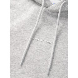 JJXX Studio vesterbro langærmet hættetrøje - Light grey melange