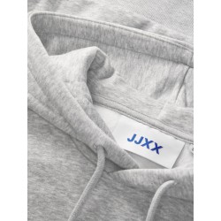 JJXX Studio vesterbro langærmet hættetrøje - Light grey melange