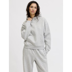 JJXX Studio vesterbro langærmet hættetrøje - Light grey melange