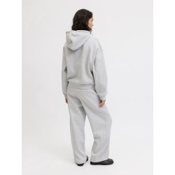 JJXX Studio vesterbro langærmet hættetrøje - Light grey melange