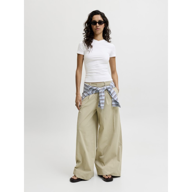 JJXX Gigi kortærmeret vneck t-shirt - Bright White