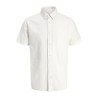 JACK & JONES Plus Breeze Hør kortærmet Skjorte - Hvid