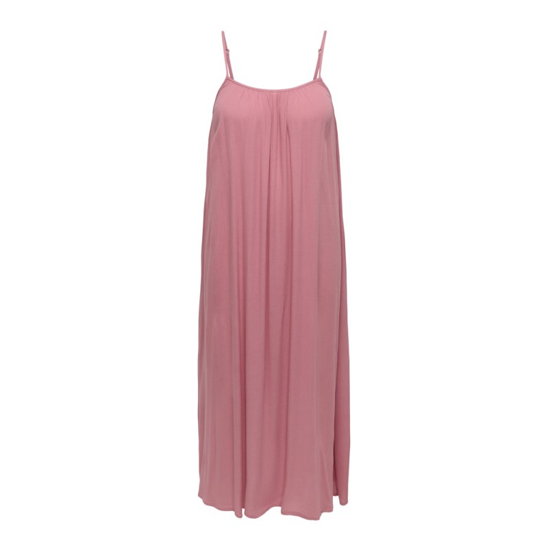 ONLY CARMAKOMA Chiara strop maxi kjole - Dusty Rose