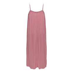 ONLY CARMAKOMA Chiara strop maxi kjole - Dusty Rose