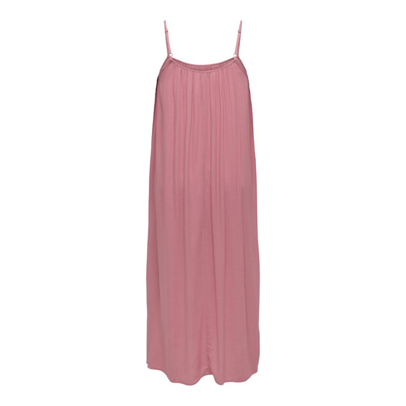ONLY CARMAKOMA Chiara strop maxi kjole - Dusty Rose