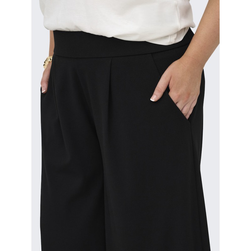 ONLY CARMAKOMA Stilla wide culotte bukser - Black