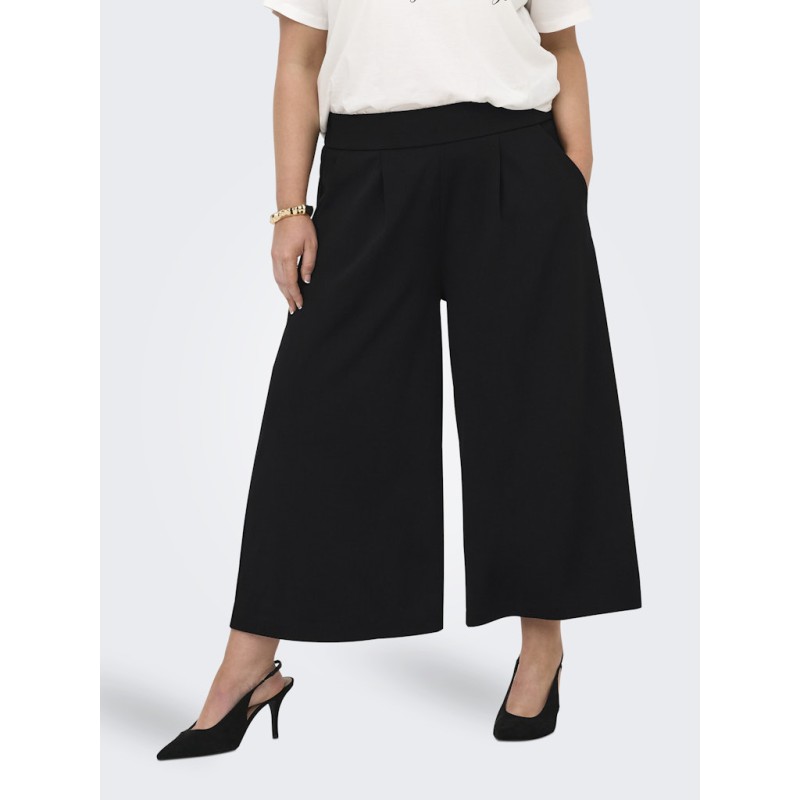 ONLY CARMAKOMA Stilla wide culotte bukser - Black