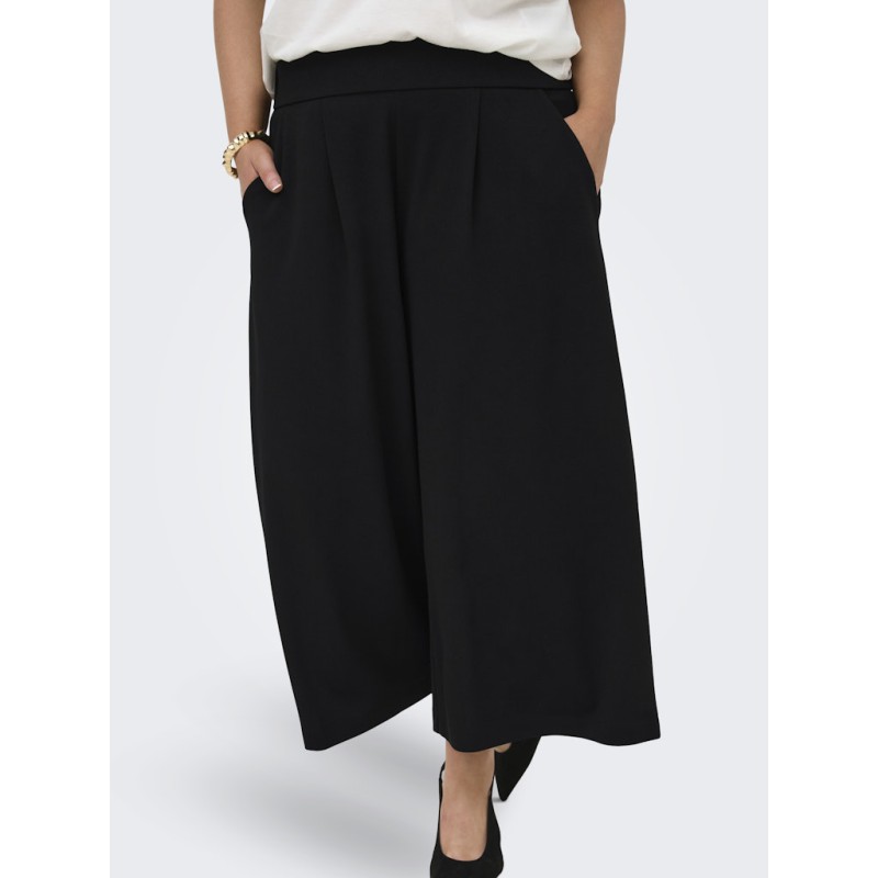 ONLY CARMAKOMA Stilla wide culotte bukser - Black