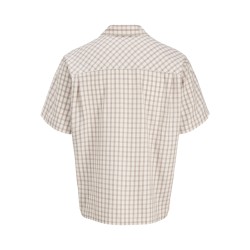 JACK & JONES Austin kortærmet clean check skjorte - Antique White
