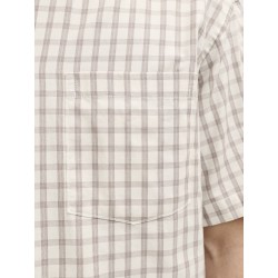 JACK & JONES Austin kortærmet clean check skjorte - Antique White