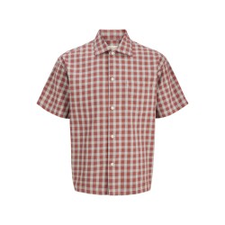 JACK & JONES Austin kortærmet clean check skjorte - Barn Red