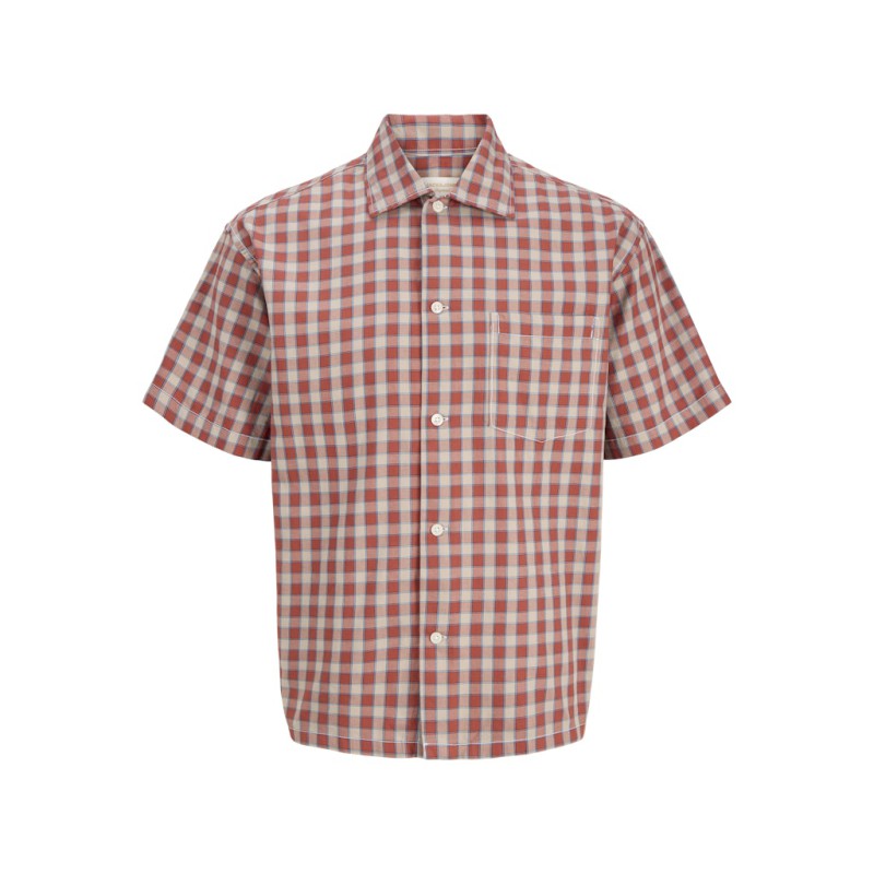JACK & JONES Austin kortærmet clean check skjorte - Barn Red