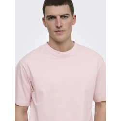 ONLY & SONS Fred Relaxed T-shirt - Veiled Pink