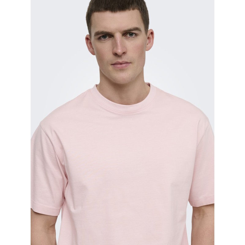 ONLY & SONS Fred Relaxed T-shirt - Veiled Pink