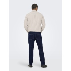 ONLY & SONS Weft jax box jeans - Dark Blue Denim