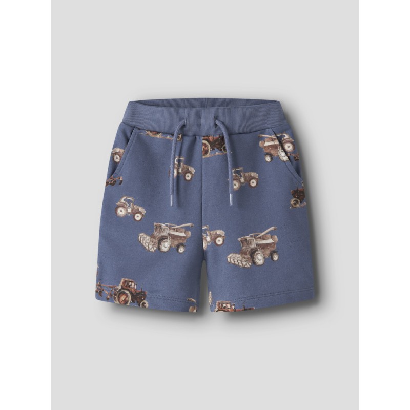 NAME IT MINI Janol sweat long shorts - Vintage Indigo