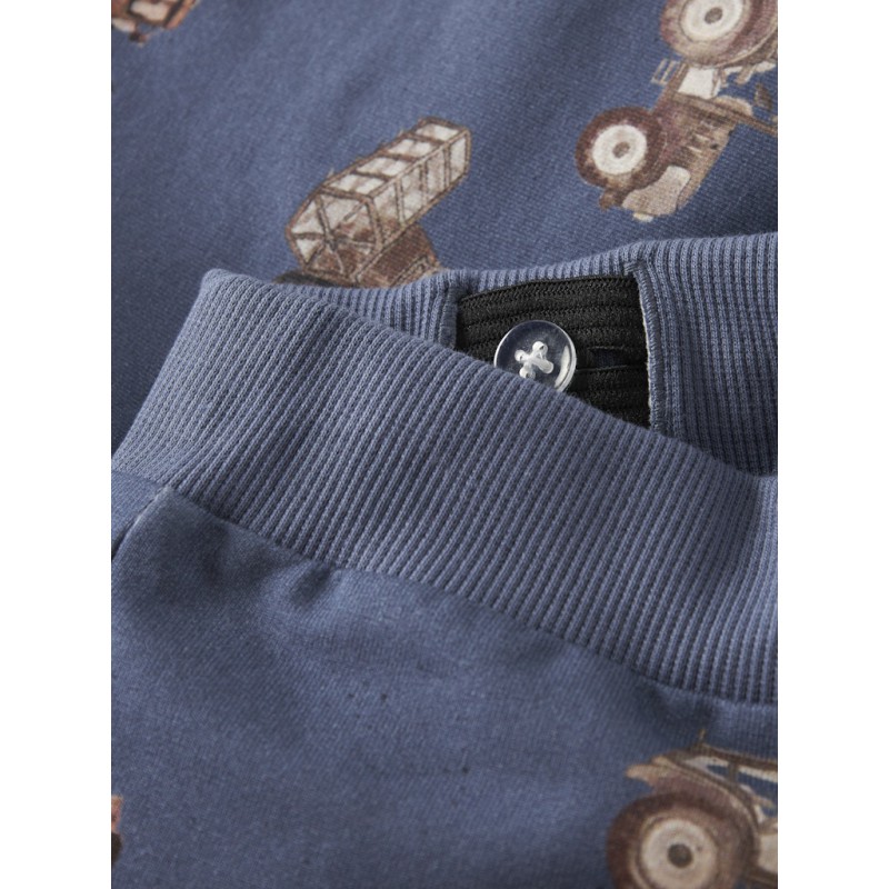 NAME IT MINI Janol sweat long shorts - Vintage Indigo