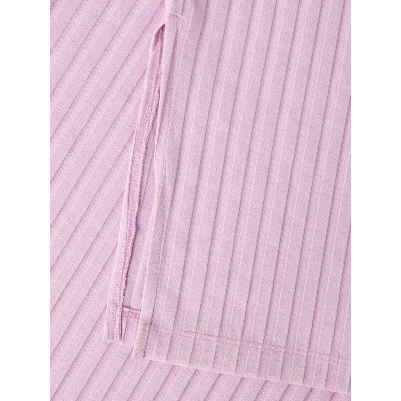 NAME IT KIDS Jenna ærmeløs slim maxi kjole - Full Blooming Pink