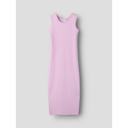NAME IT KIDS Jenna ærmeløs slim maxi kjole - Full Blooming Pink