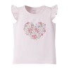 NAME IT MINI Vayanna ærmeløs capsl top - Cradle Pink Red Flowers