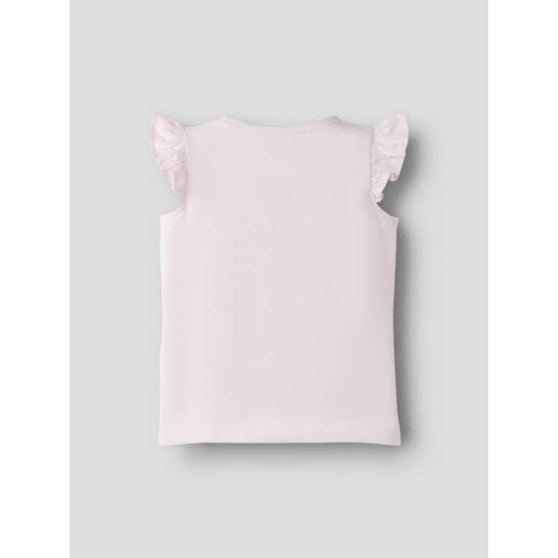 NAME IT MINI Vayanna ærmeløs capsl top - Cradle Pink Red Flowers