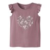 NAME IT MINI Vayanna ærmeløs capsl top - Mesa Rose Rose Flowers