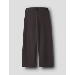 LMTD Luis Pleat Brede Bukser - Black Coffee