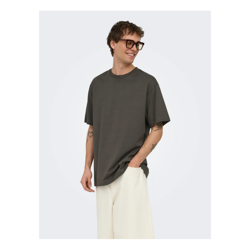 ONLY & SONS Fred Relaxed T-shirt - Beluga